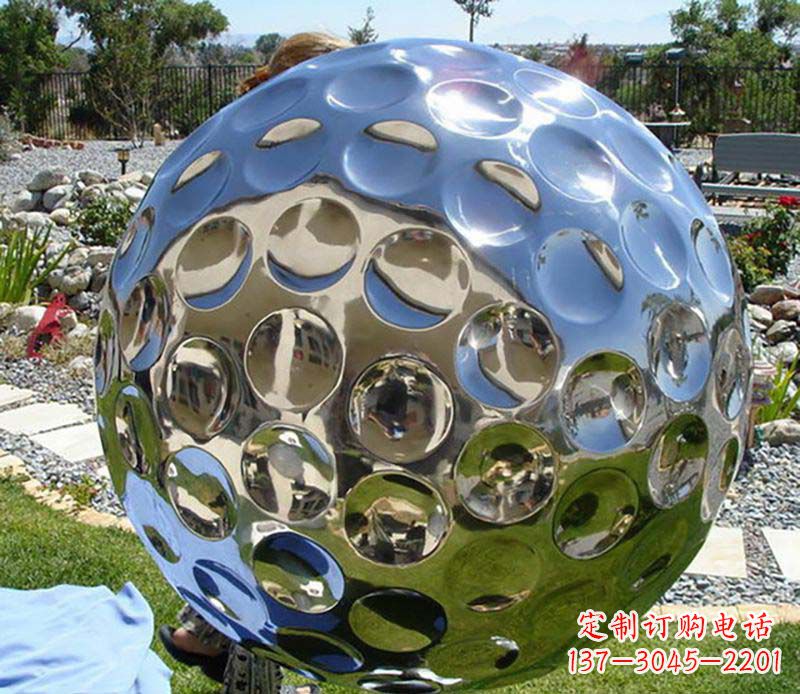 上海精致的不锈钢高尔夫雕塑