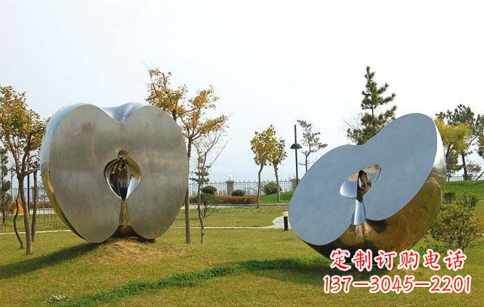 上海不锈钢苹果雕塑——珍贵的艺术瑰宝