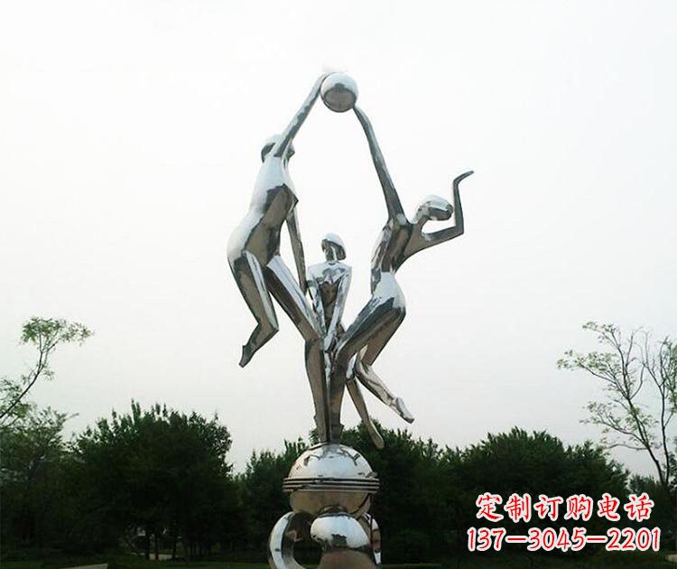 上海排球女孩雕塑