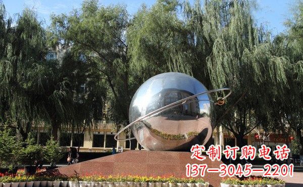 上海不锈钢地球雕塑——缅怀美好家园