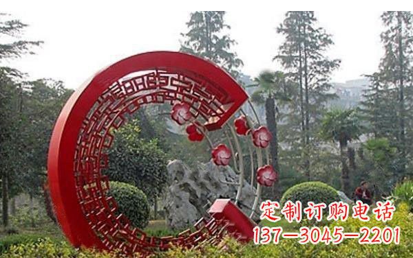 上海不锈钢公园圆环雕塑——精美的艺术瑰宝