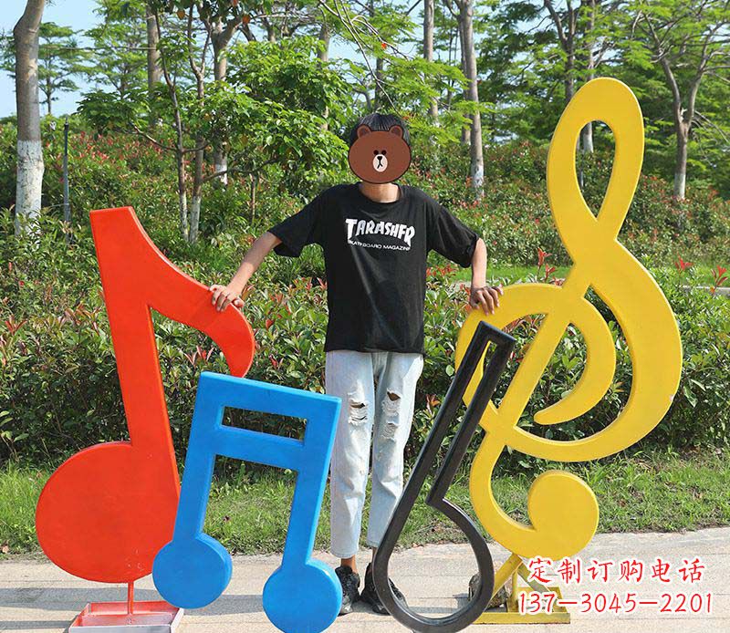 上海不锈钢公园音符雕塑——精美绝伦