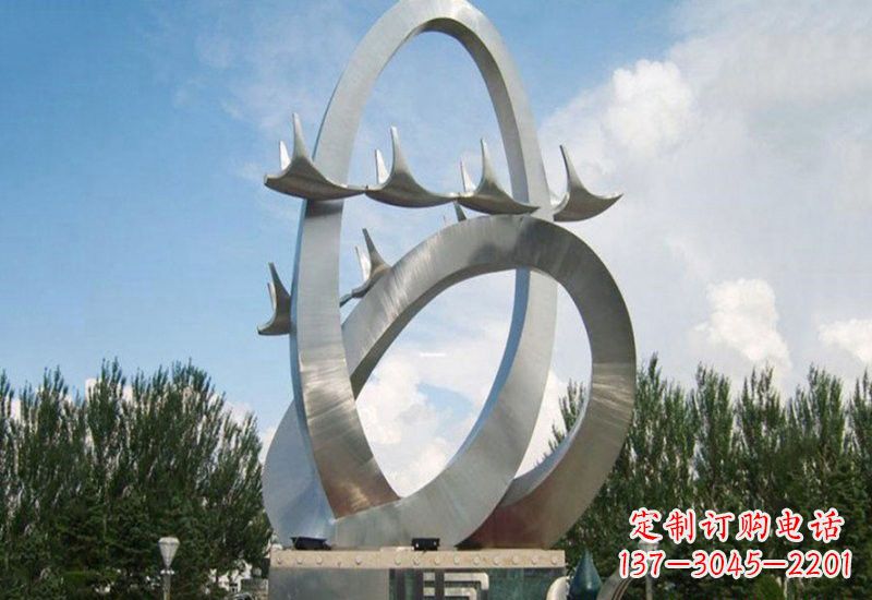 上海不锈钢天鹅雕塑