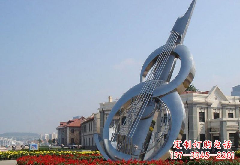 上海不锈钢大提琴雕塑