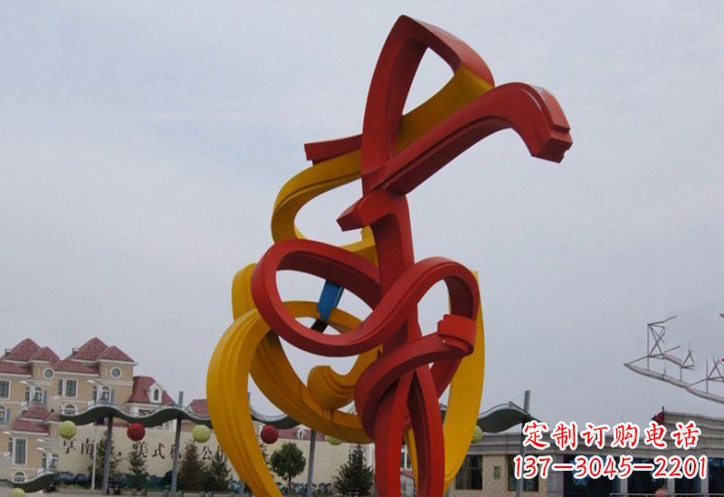 上海不锈钢音符雕塑美妙的视觉音乐