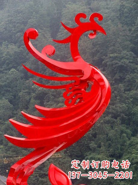 上海不锈钢凤凰雕塑一次精美的艺术体验