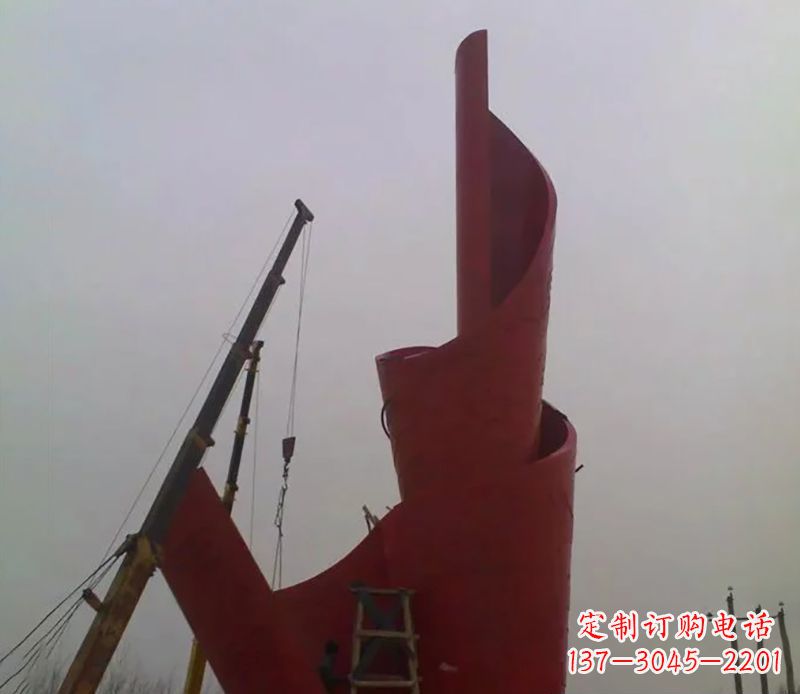 上海不锈钢火炬雕塑点燃社会进步的火炬