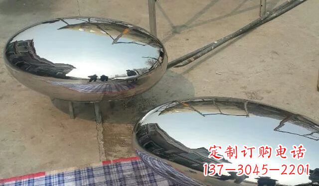 上海不锈钢鸡蛋雕塑精美的艺术作品
