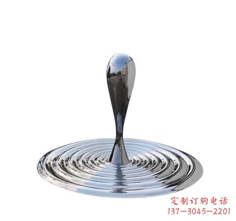 上海不锈钢景区水滴雕塑精美绝伦