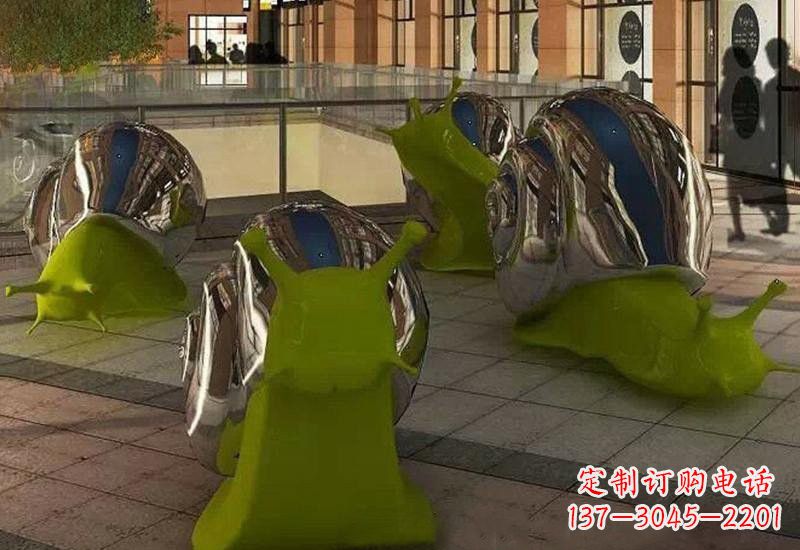 上海不锈钢蜗牛雕塑融合现代技术与传统艺术
