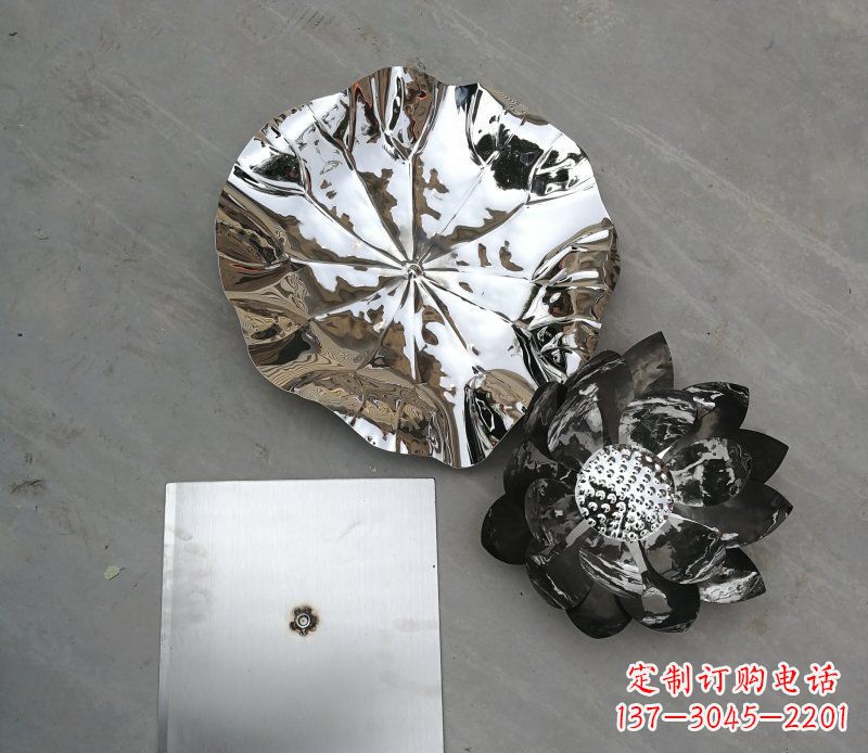 上海不锈钢荷叶公园景观雕塑