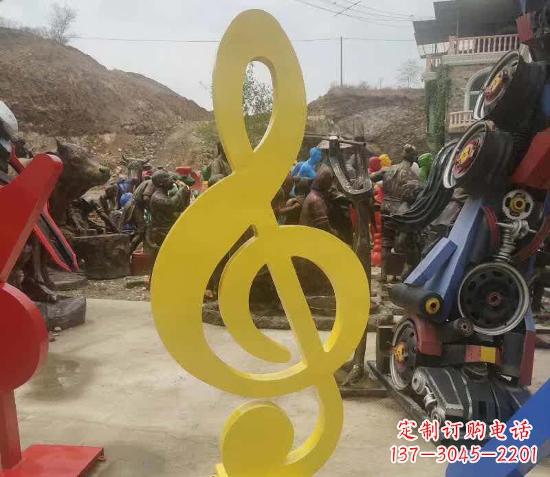 上海不锈钢音符雕塑美丽而持久的艺术