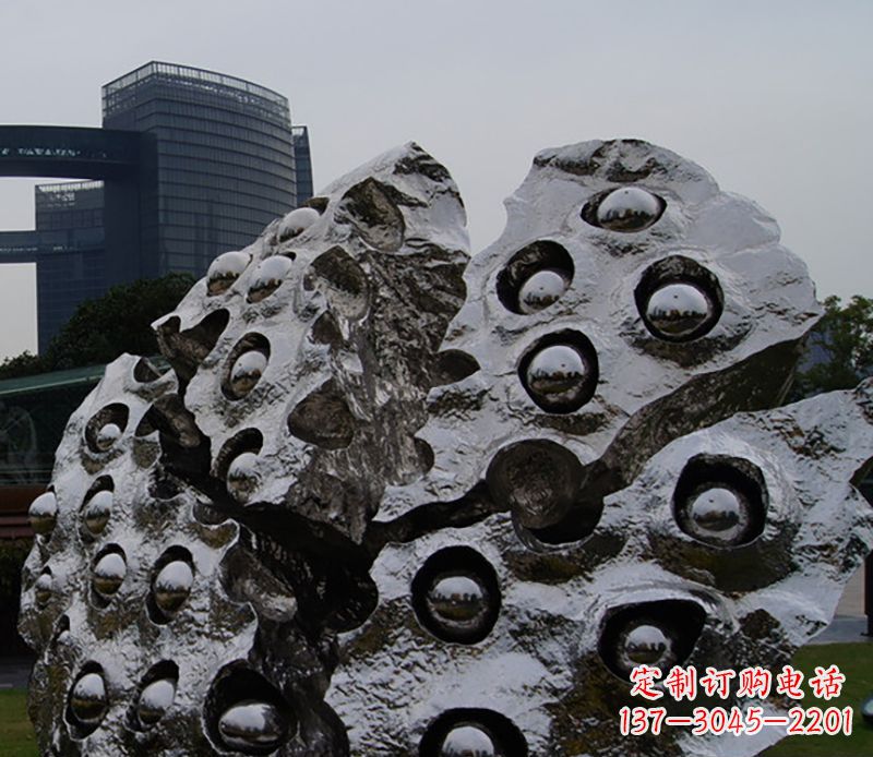 上海不锈钢莲蓬雕塑精美绝伦