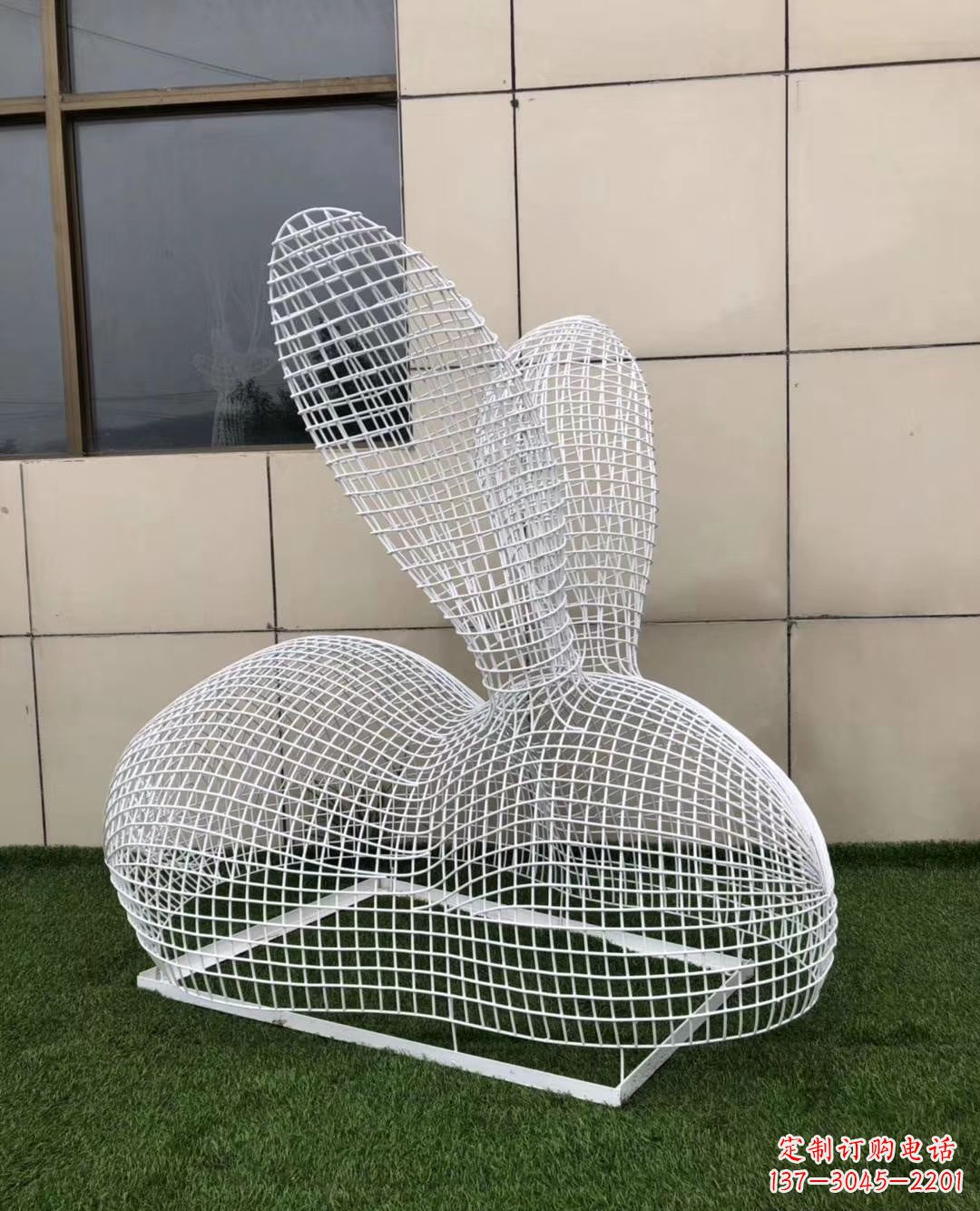 上海不锈钢镂空动物雕塑精致美观的艺术品