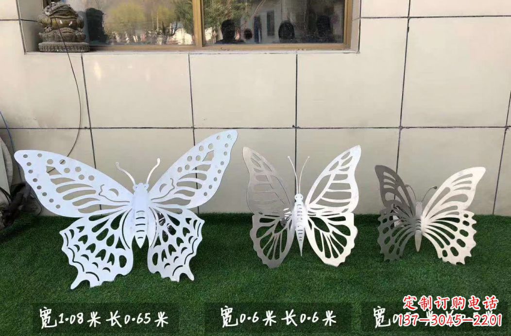 上海不锈钢镂空蝴蝶公园雕塑——精美绝伦