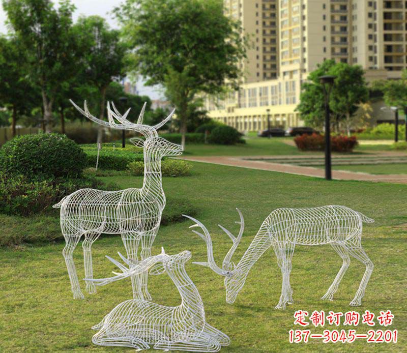 上海精美梅花鹿雕塑,传承祖先文化瑰宝
