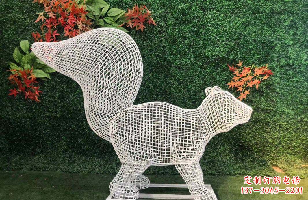 上海不锈钢松鼠雕塑艺术与精美结合