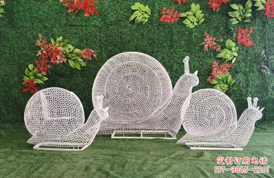 上海不锈钢镂空蜗牛雕塑艺术技艺的精致之美