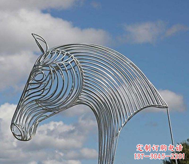 上海不锈钢马头雕塑抽象雕塑的新突破