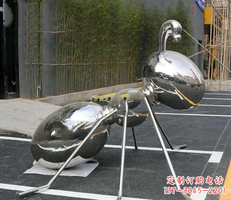 上海不锈钢蚂蚁雕塑——艺术的融合