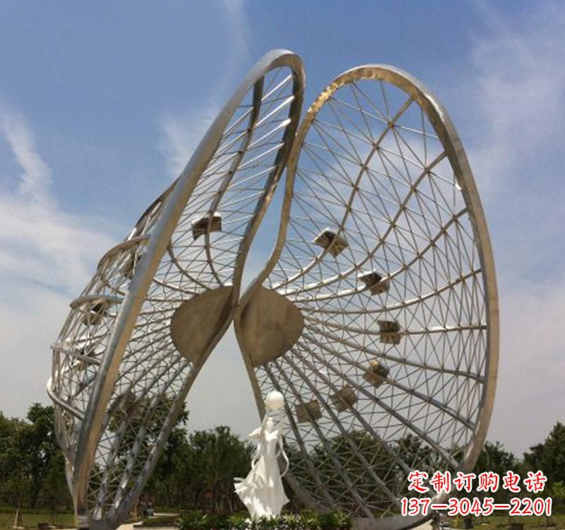 上海不锈钢美陈贝壳雕塑精美的艺术品