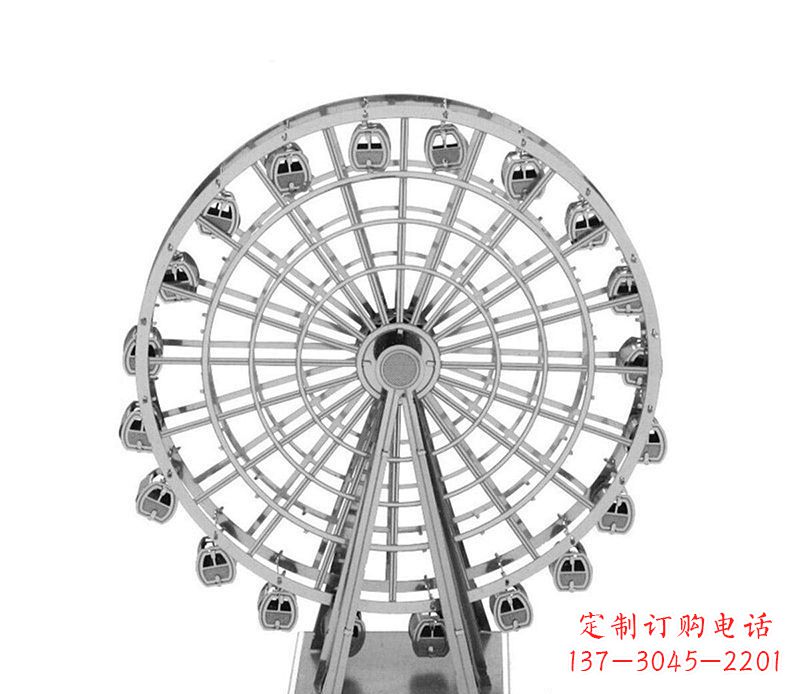 上海不锈钢摩天轮雕塑引领城市风采