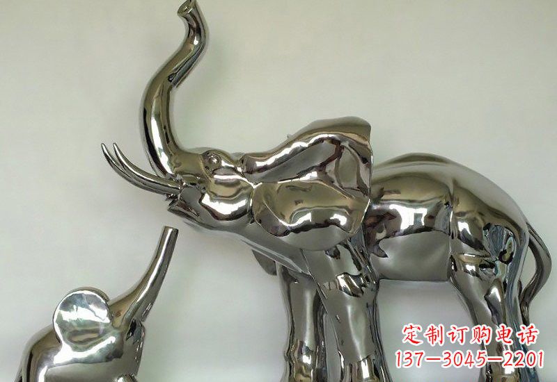 上海不锈钢大象雕塑