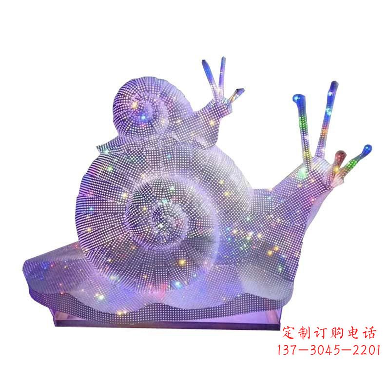 上海不锈钢蜗牛雕塑一件精美的艺术品