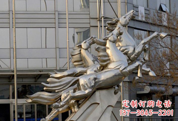 上海不锈钢马雕塑——精致的艺术瑰宝