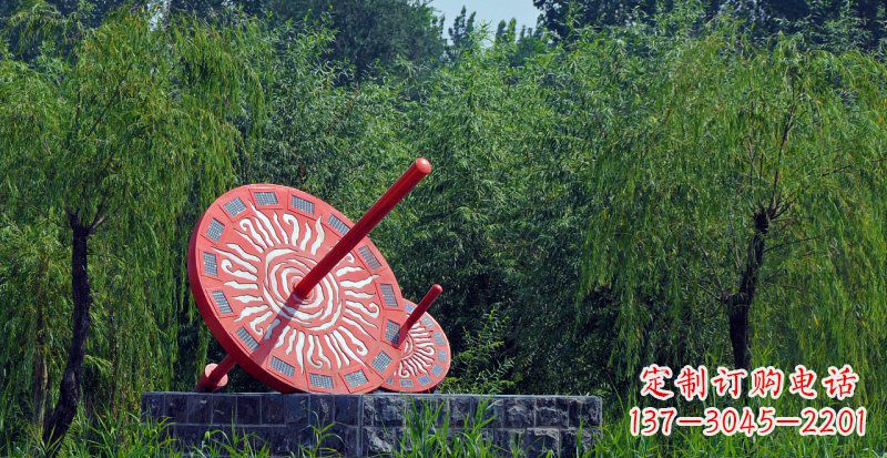 上海不锈钢日晷校园雕塑点亮校园时光