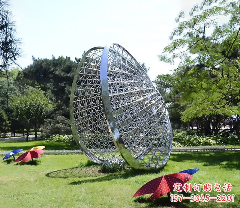 上海不锈钢扇贝雕塑精美绝伦的自然之美
