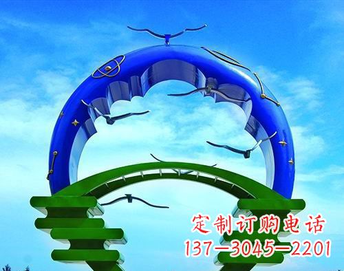 上海不锈钢书籍的海洋校园雕塑