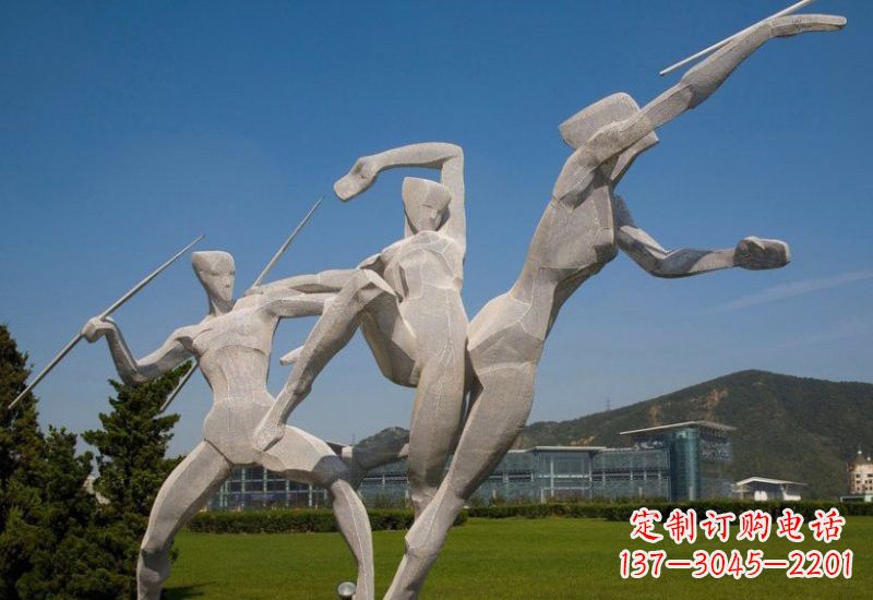 上海不锈钢标枪雕塑象征勇气和力量