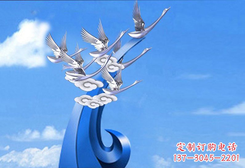 上海不锈钢仙鹤美化环境