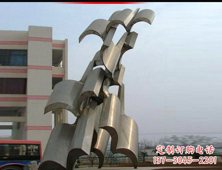 上海不锈钢书籍雕塑——记录着校园文化的精彩历史