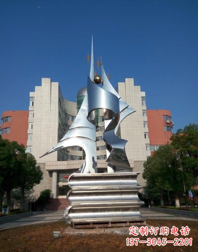 上海不锈钢书籍雕塑艺术与文化的结合