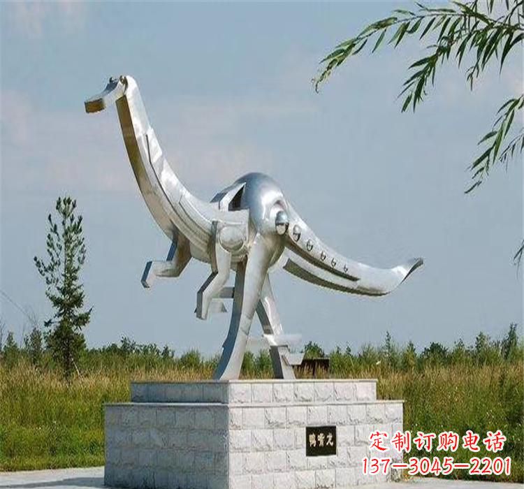 上海不锈钢鸭嘴龙雕塑传承独特艺术魅力