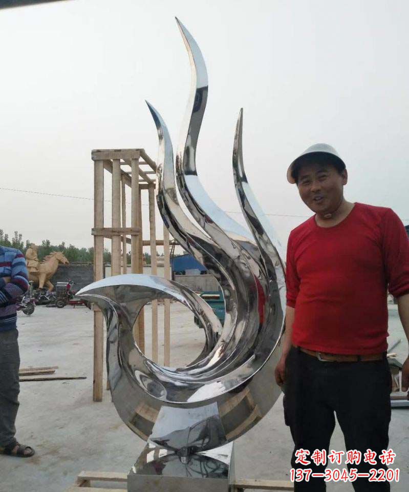 上海不锈钢艺术之美——凤凰雕塑