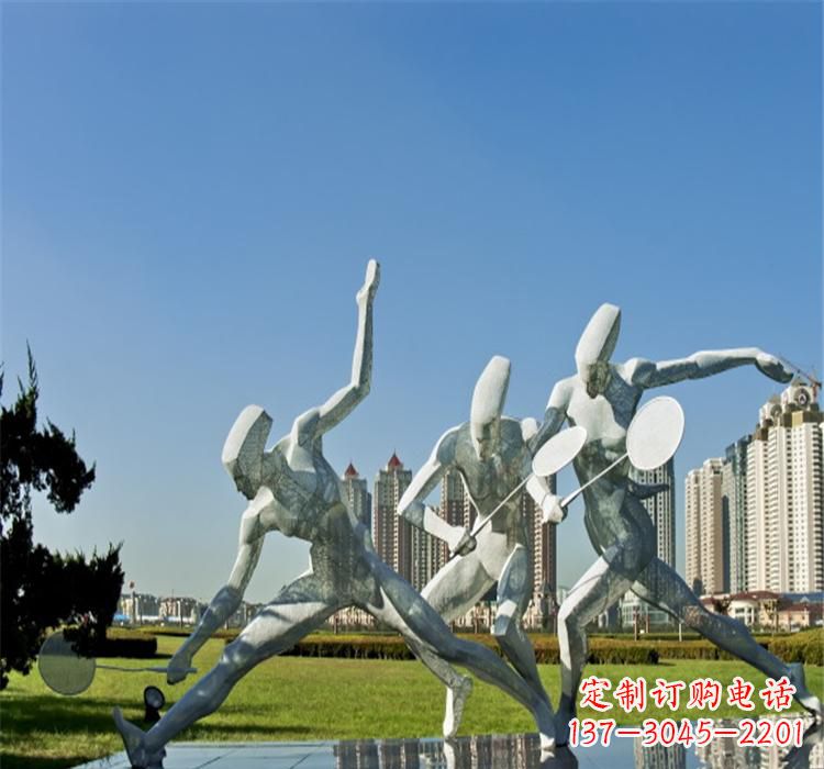 上海不锈钢羽毛球雕塑——拓展你的园林视野