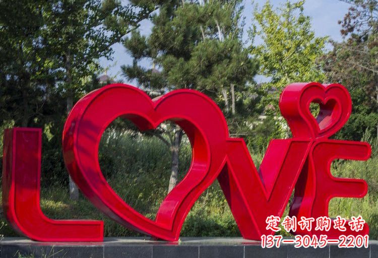 上海不锈钢字母雕塑——艺术精美、美轮美奂