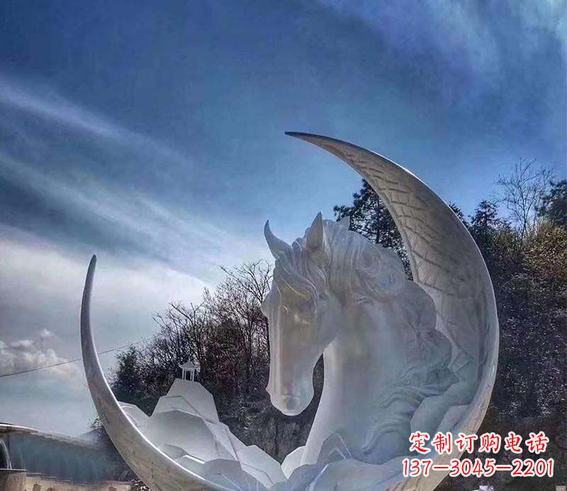 上海不锈钢月亮雕塑一种独特的艺术品