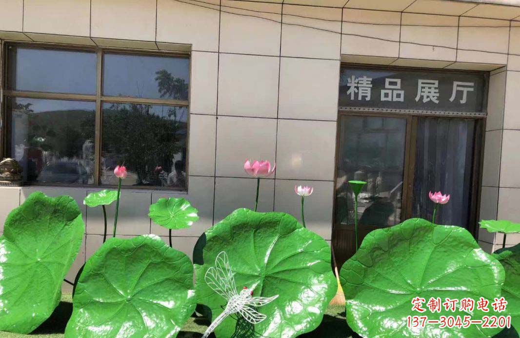 上海不锈钢荷叶雕塑艺术性与美感的完美结合
