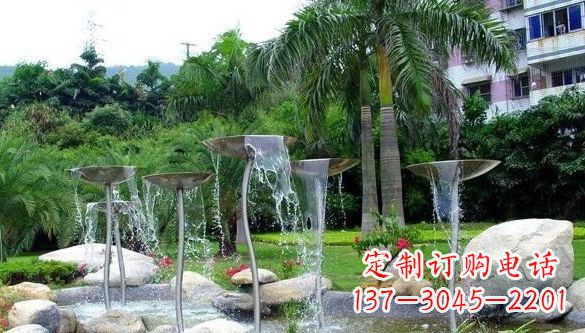 上海不锈钢喷泉雕塑——艺术之美