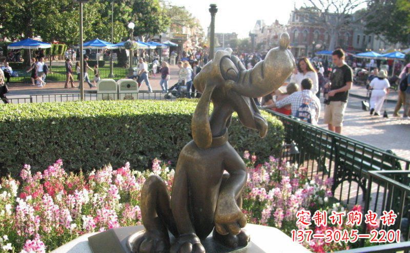 上海动物铜雕精美而细致