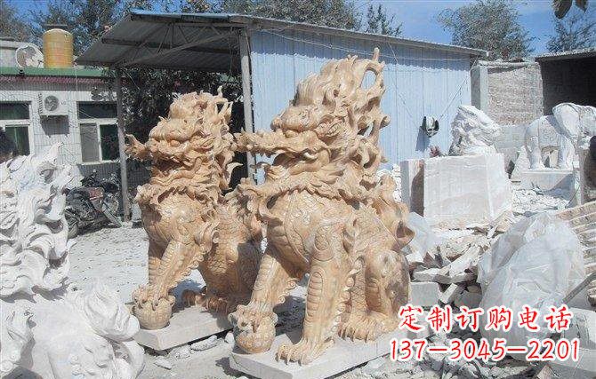 上海麒麟石雕一个具有传统文化精髓的艺术品