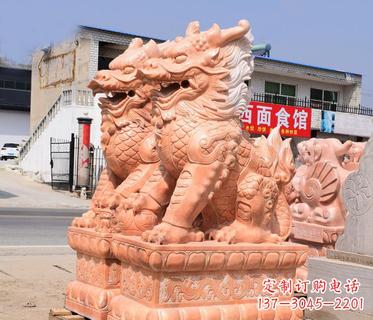 上海传说中的麒麟雕塑