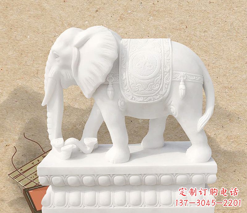 上海雕刻大象,抒发自然之美
