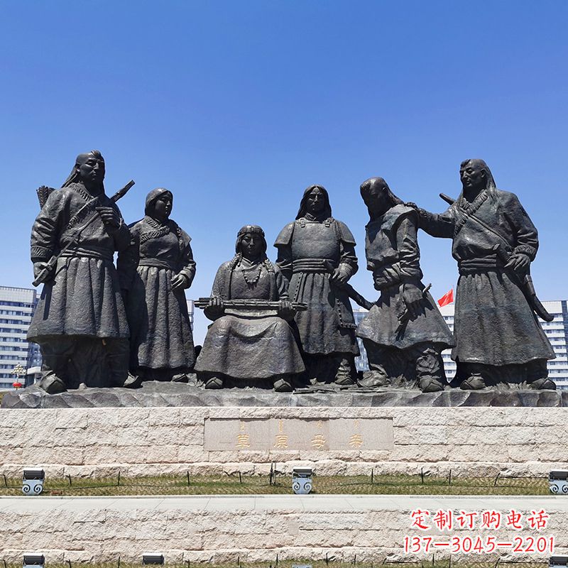 上海草原母亲——传承爱的雕塑