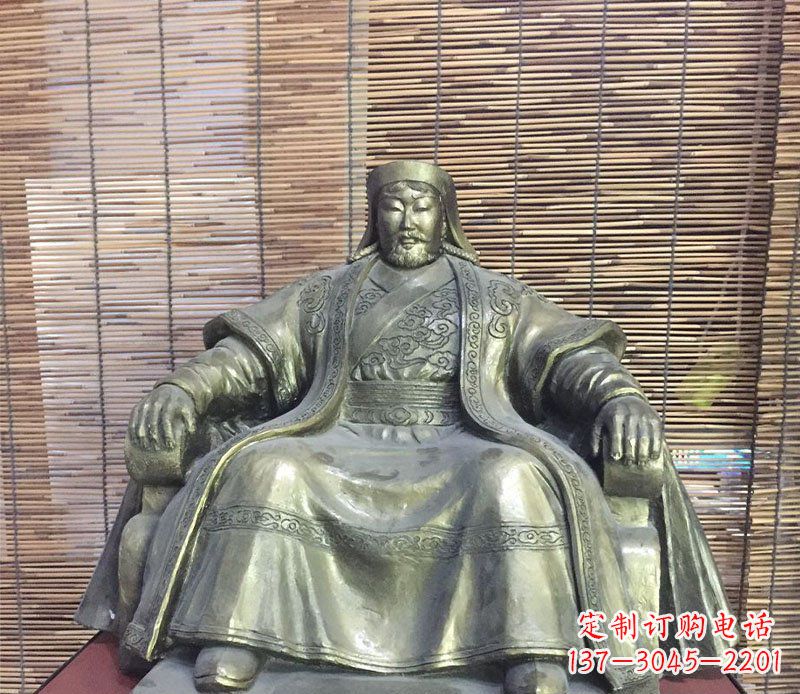 上海成吉思汗神话中的雕像