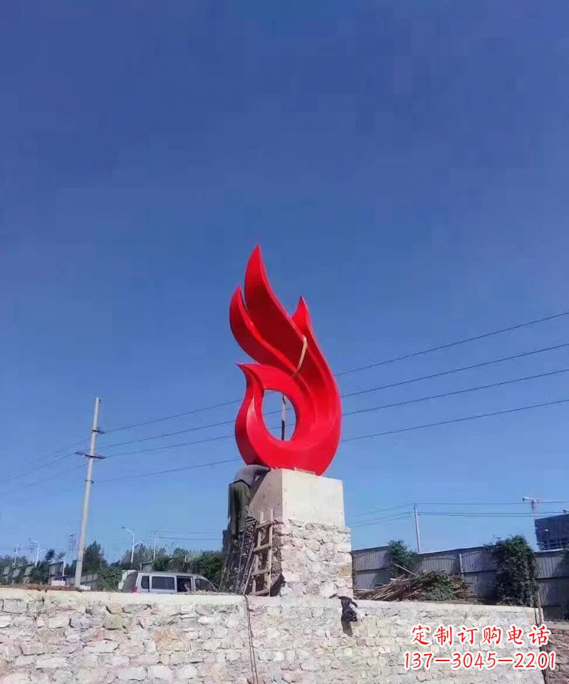 上海凤凰雕塑点缀城市的不锈钢景观